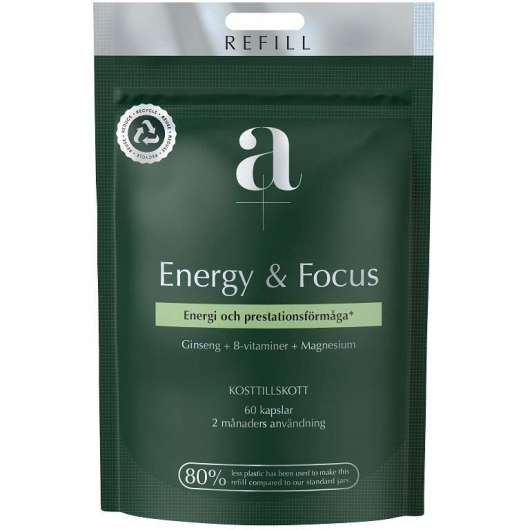 A+ Energy & Focus 60 kap Refill