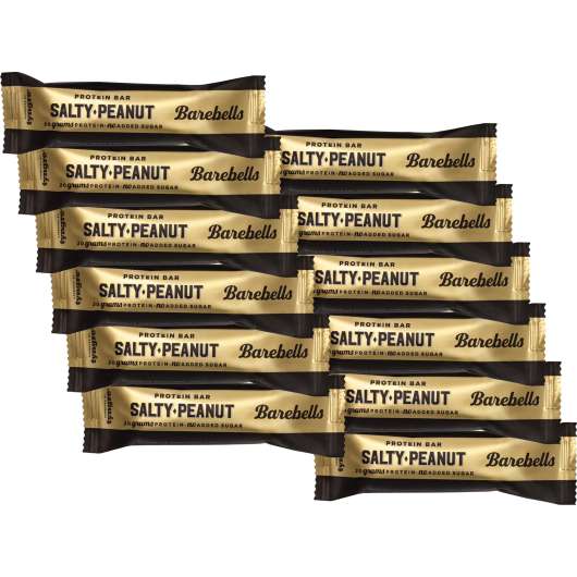 Barebells Orginal Bars Protein Bar Salty Peanut 12-Pack