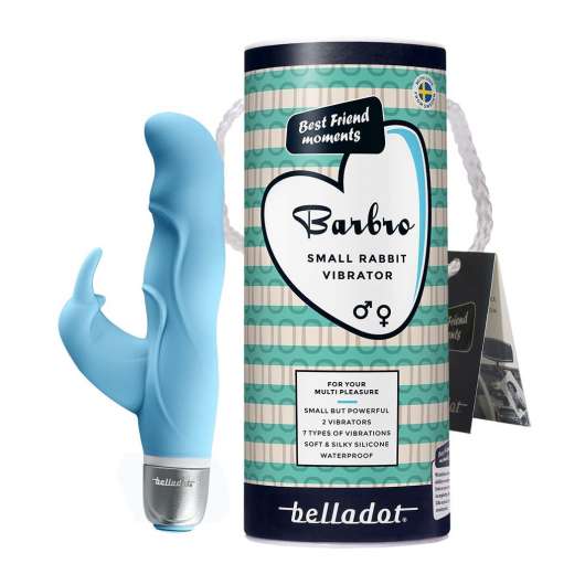 Belladot Barbro Small Rabbit Vibrator   Blue
