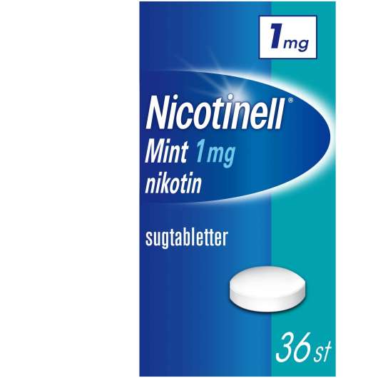 Nicotinell Mint 1 mg Nikotin Sugtabletter 36 st