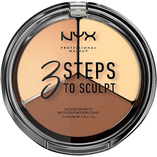 3 Steps To Sculpt,  NYX Professional Makeup Contouring