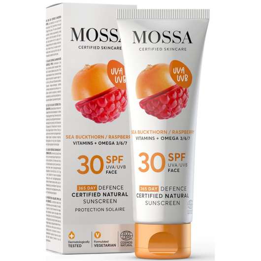 365 Days Defence Certified Natural Sunscreen, 50 ml MOSSA Solskydd & Solkräm