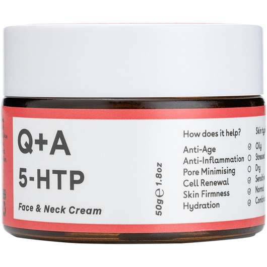 5-HTP Face & Neck Cream, 50 g Q+A Dagkräm