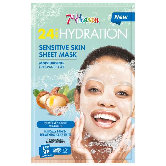 7th Heaven 24 Hour Hydration Sensitive Skin Sheet Mask