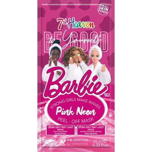 7th Heaven Barbie Peel-Off Mask Pink Neon 10 ml