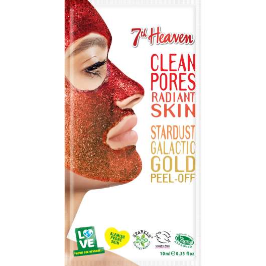 7th Heaven Stardust Galactic Gold Peel-Off Clean Pores Radiant Skin