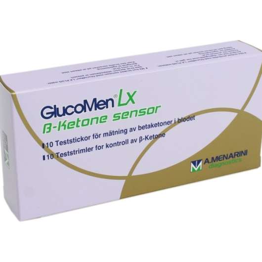 A. Menarini Diagnostics GlucoMen LX B-Keton Sensor teststickor 10 st