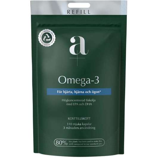 A+ Omega 3 110 mjuka kapslar Refill