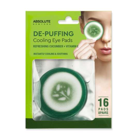 Absolute New York Cooling Eye Pad Cucumber 16 st
