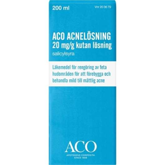 ACO Acnelösning Behandling av Akne 200 ml