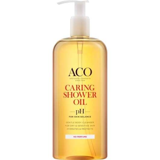 ACO Body Caring Shower Oil Parfymfri Duscholja 400 ml