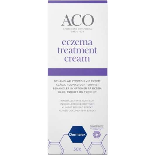 ACO Eczema Treatment Cream Parfymfri Eksemkräm 30 g