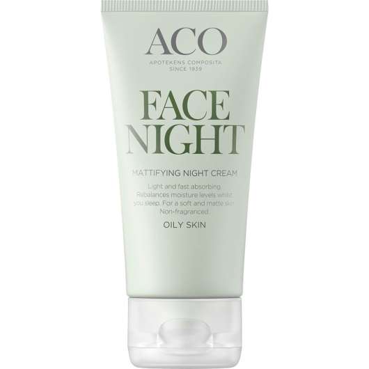Aco Face Mattifying Night Cream Nattkräm 50 ml
