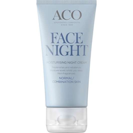 ACO Face Moisturising Night Cream Parfymfri Nattkräm 50 ml