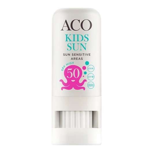 ACO Kids Sun Stick SPF50 Parfymfri Solstick Barn 8 g