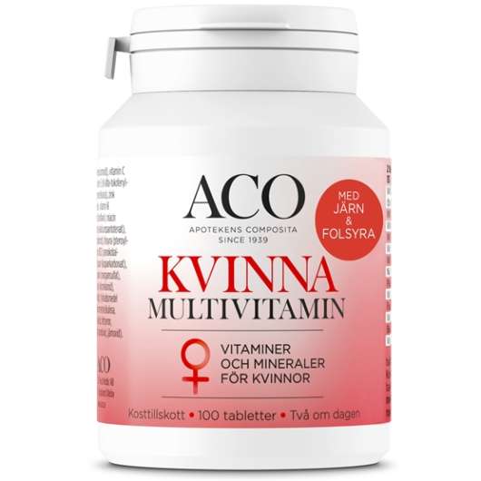 ACO Kvinna Multivitamin 100 tabletter