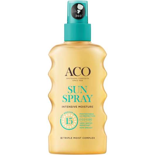 Aco Sun Pump Spray SPF15 Solskydd Ansikte 175 ml