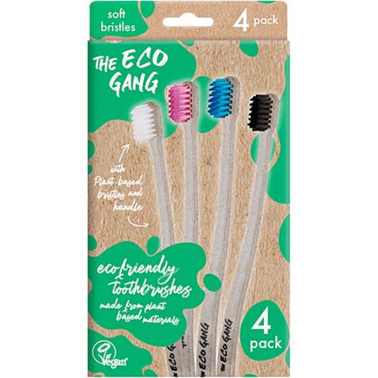 Adult Plant Based Toothbrush,  The Eco Gang Tandborstar