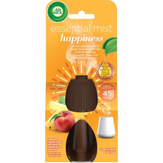 Air Wick Essential Mist Automatic Spray Air Freshener Refill Happiness