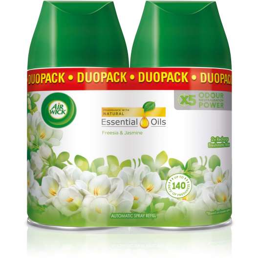 Air Wick Freshmatic Automatic Spray Air Freshener Refill Duo pack Free