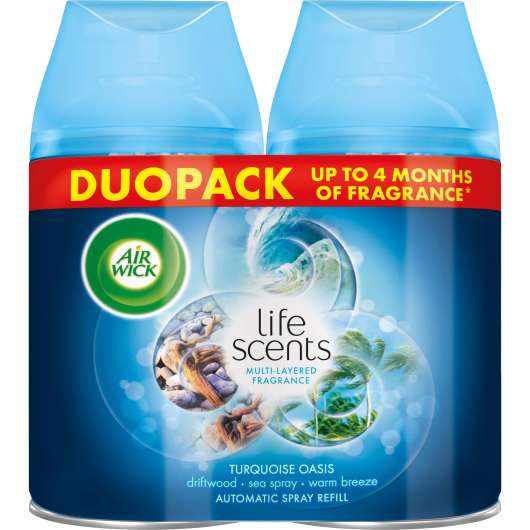 Air Wick Freshmatic Automatic Spray Air Freshener Refill Duo pack Life