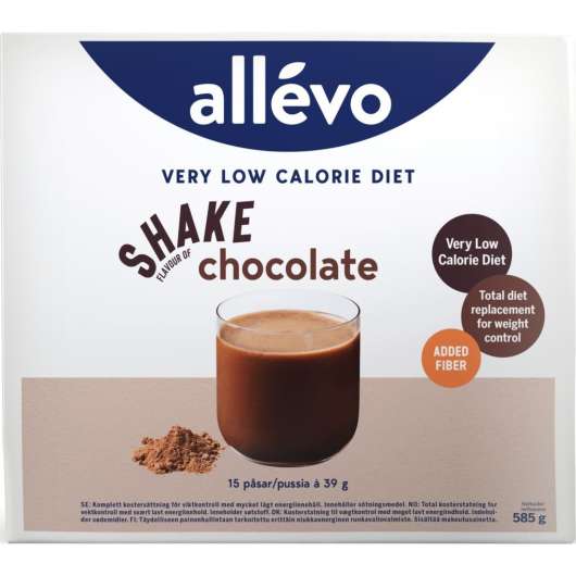 Allévo Shake Chocolate, VLCD 15 st