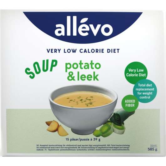 Allévo Soup Potato & Leek VLCD 15 st