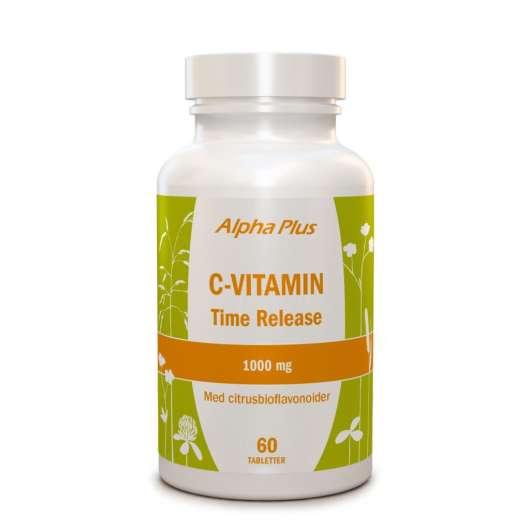Alpha Plus C-Vitamin 1000 mg Time Release 60 tabletter