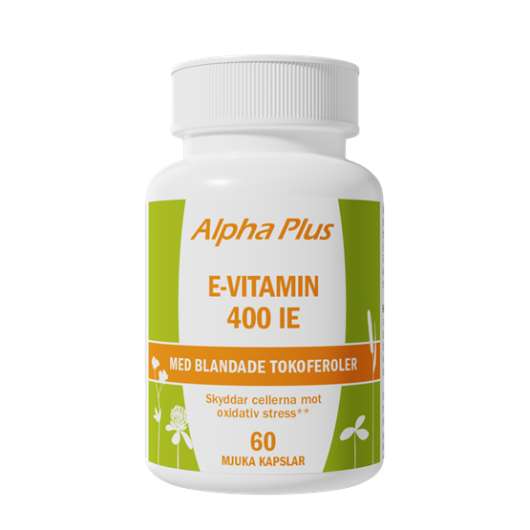 Alpha Plus E-vitamin 400 IE 60 kapslar