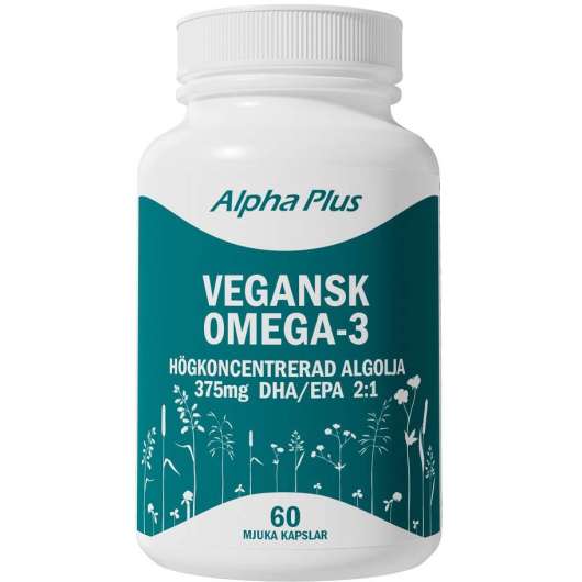 Alpha Plus Vegan Omega-3 60 Soft Caps