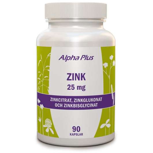 Alpha Plus Zink 25 mg 90 Caps