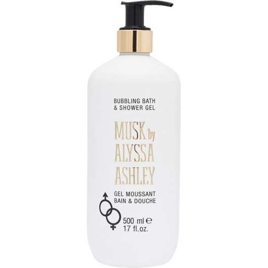 Alyssa Ashley Musk Bubbling Bath & Shower Gel 500 ml