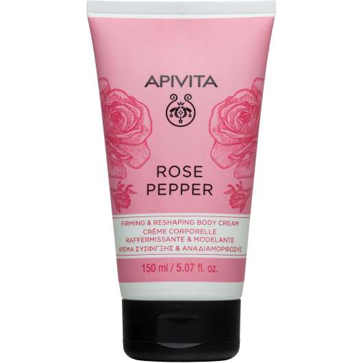 APIVITA Rose Pepper Firming and Reshaping Body Cream with Pink Pepper