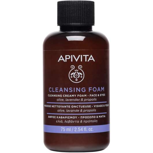 APIVITA Travel Size Face Cleansing Creamy Foam  75 ml