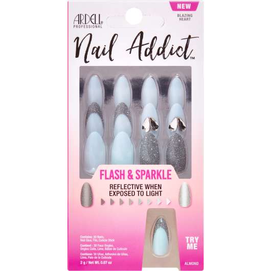 Ardell Electric Connection Nail Addict Flash & Sparkle Blazing Heart