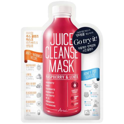 Ariul Raspberry & Lentil Juice Cleanse Mask 20 g