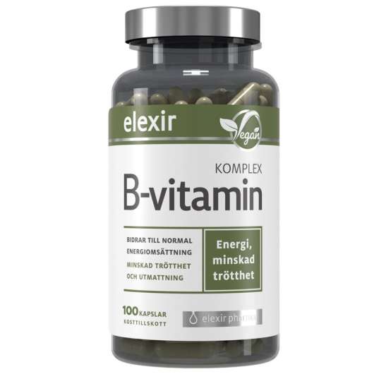 B-vitamin Komplex,  Elexir Pharma Kosttillskott & Vitaminer