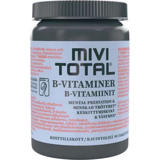 B-Vitaminer,  Mivitotal Kosttillskott & Vitaminer
