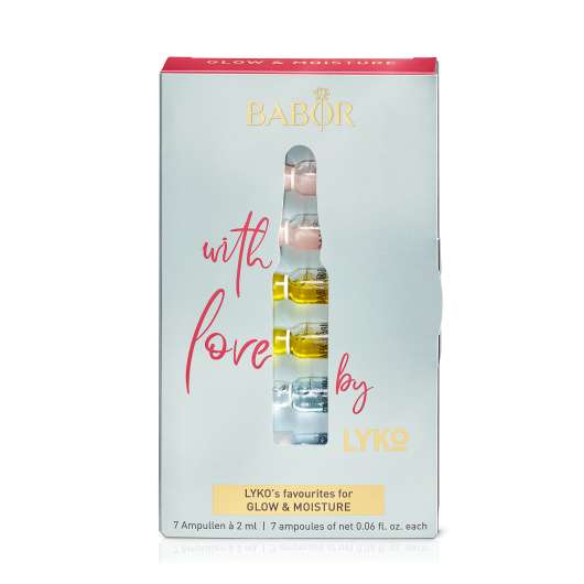 BABOR Ampoules Glow & Moisture With Love By LYKO & BABOR