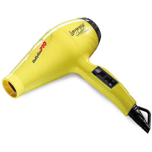BaByliss PRO Hairdryer Ionic Yellow 2100W Yellow