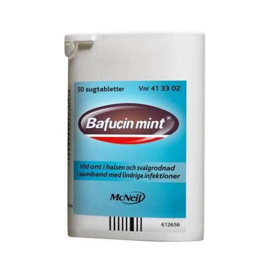 Bafucin Mint Sugtablett 50 st