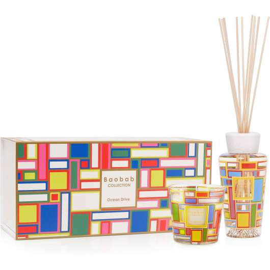 Baobab Collection Ocean Drive Gift Box Fragranced Candle + Diffuser