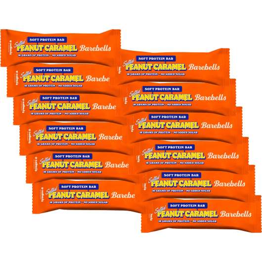 Barebells Soft Bars Peanut Caramel 12-Pack