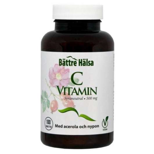Bättre Hälsa C-vitamin 500 mg 100 tabletter