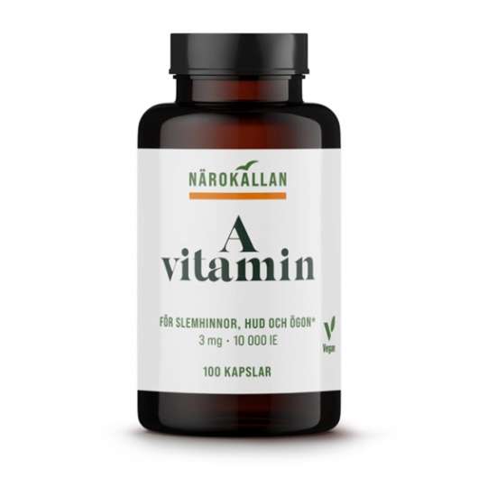 Bättre Hälsa Närokällan A-vitamin 100 kapslar