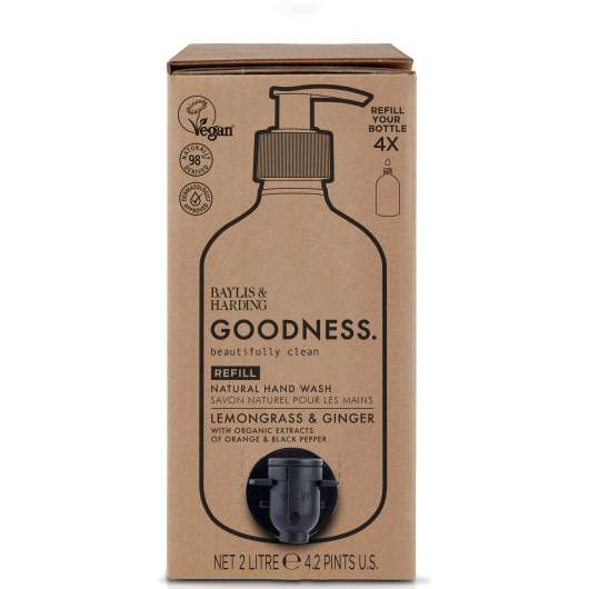 Baylis & Harding Goodness Lemongrass & Ginger Hand Wash Refill 2000 ml