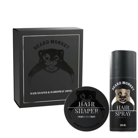 Beard Monkey Giftset Hair 2020 Shaper & Hairspray 100 ml