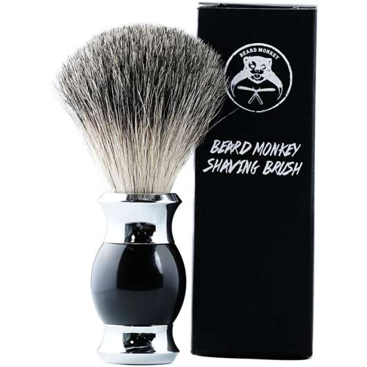 Beard Monkey Shaving Brush,  Beard Monkey Rakhyvel & Rakblad