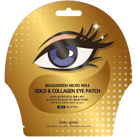 BeauuGreen Micro Hole Gold & Collagen Eye Patch