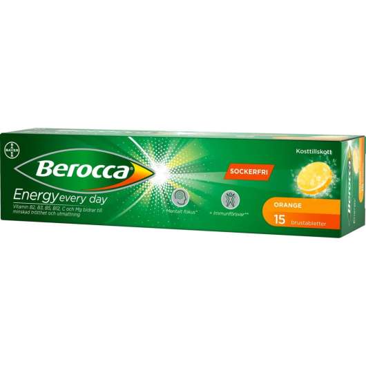 Berocca Energy Apelsin 15 brustabletter